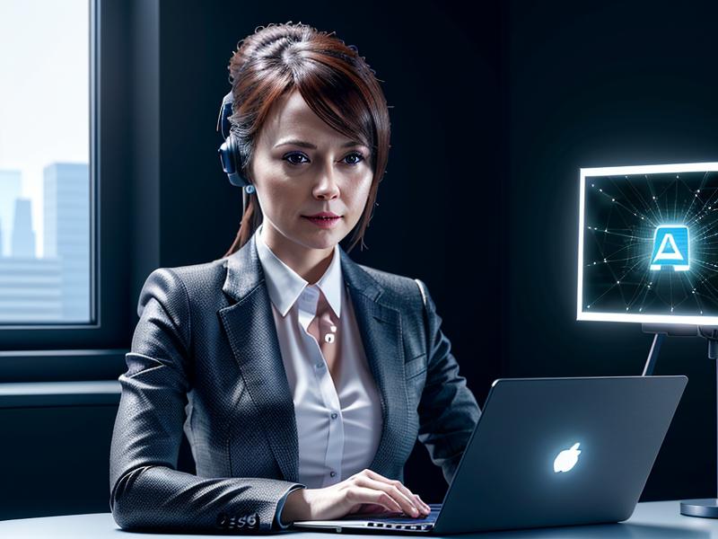 中小企業におけるAI導入効果を示すビジネスグラフとチーム