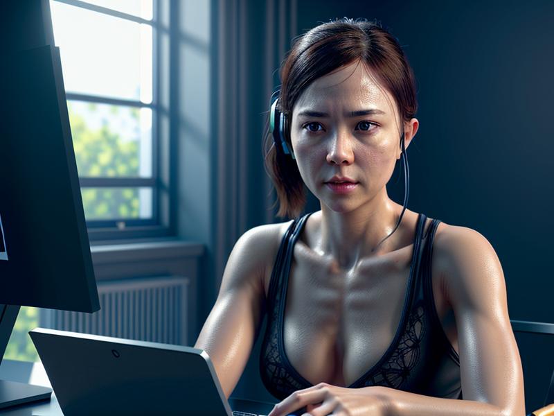 AIコーチングツールを活用する人物のイメージ