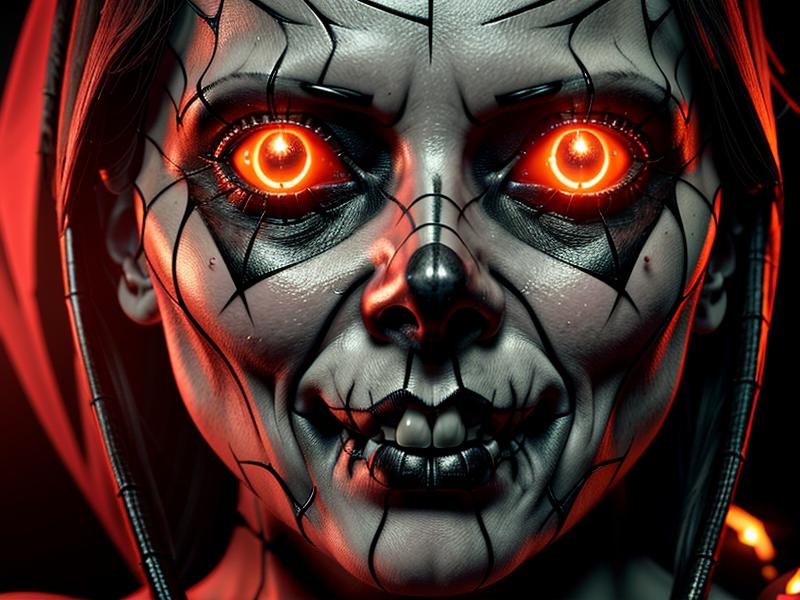 AIで制作されたハロウィンホラーコンテンツのイメージ