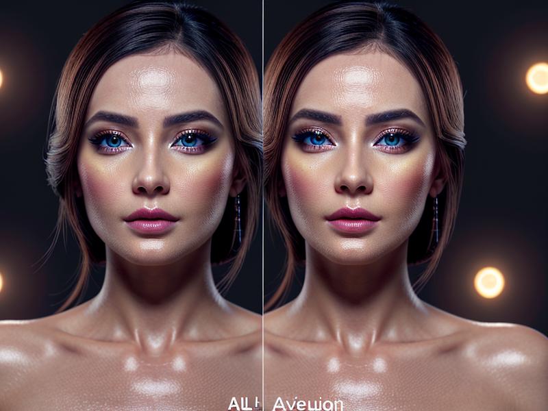 美容業界におけるAI技術の活用を示すビジュアル