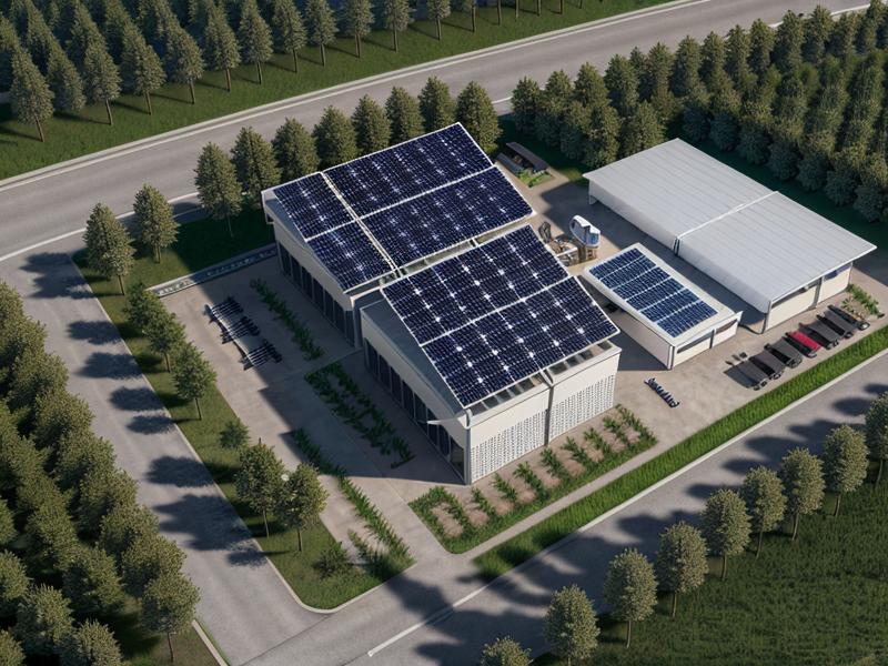 AIを活用した再生可能エネルギーとスマートグリッドのイメージ