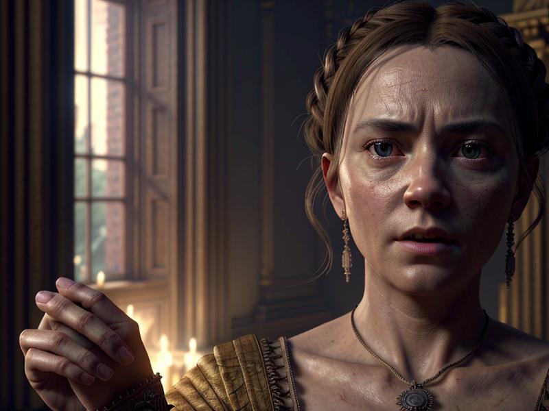 AI画像生成による歴史的場面の再現例