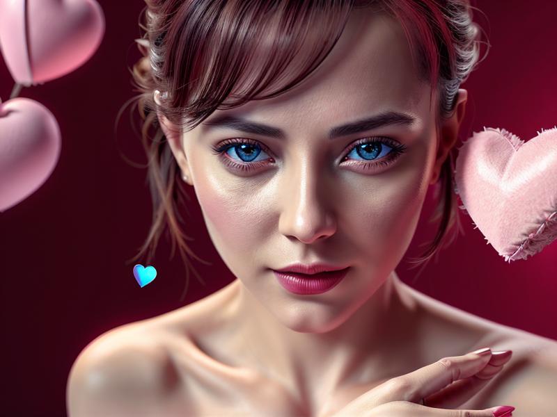 AI画像生成で作るバレンタインカードのイメージ