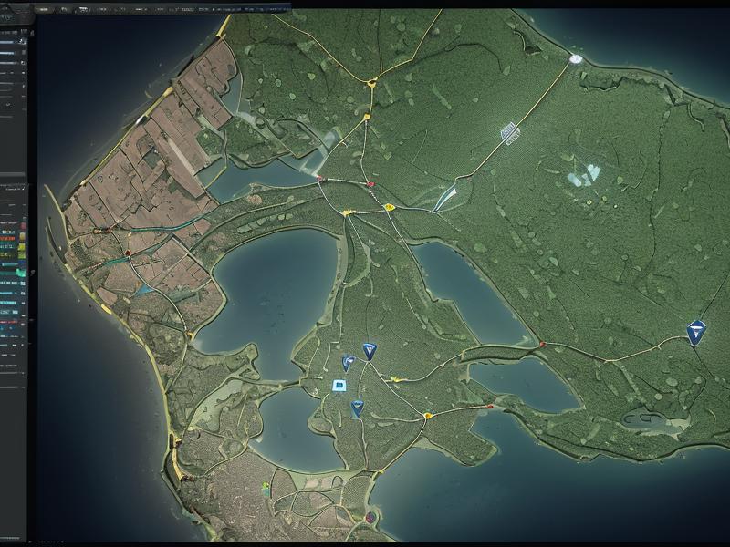 AIによる需要予測マップと配車最適化のイメージ