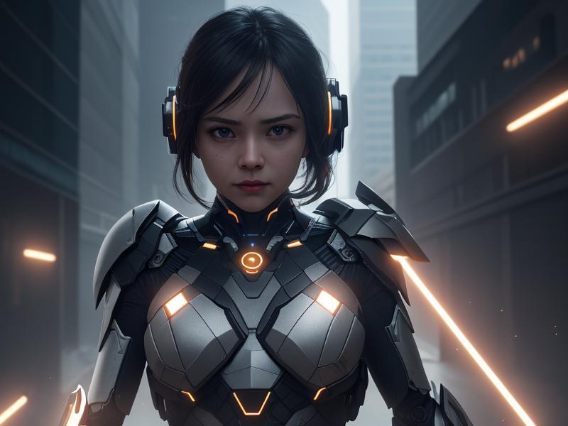 新社会人がAIツールを使ってスマートに仕事をこなす明るいオフィスの概念図