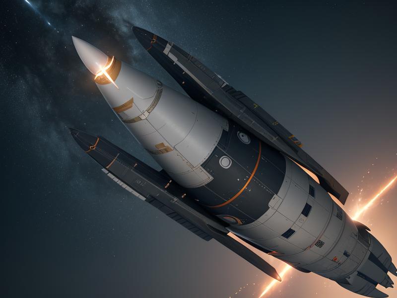 AIを活用したロケット設計シミュレーションのイメージ